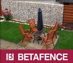Betafence - Gabion és fa igényes párosa