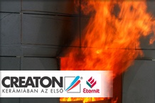 Creaton - Kiváló tűzvédelemi minősítés a Creaton és Eternit homlokzati termékeknek