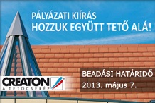 Creaton - Meghosszabbított beadási határidő 500 000 Ft pénzdíj az első fordulóban