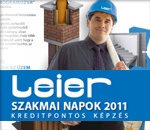 Leier - LEIER Szakmai Napok 2011 Kreditpontos K�pz�s