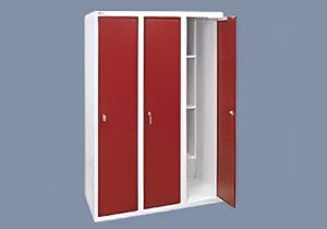 METAL DESIGN S-239 hossz� ajt�s, keskeny polccal f�m ajt�val (Sz 300 x M� 500 mm/modul)