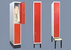 METAL DESIGN S -71/2 Rekeszes szekr�ny 2 ajt�/modul Sz 300 mm X M� 550 mm