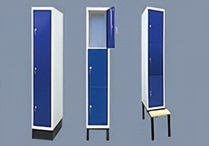 METAL DESIGN S -81/3-4 Rekeszes szekr�ny 3-4 ajt�/modul METAL DESIGN