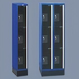 METAL DESIGN S-241 Plexi �veges rekeszes szekr�ny Sz 300 x M� 400 mm