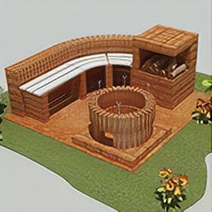 Barab�s t�rk� - Kerti b�torok, grillez�, pergola