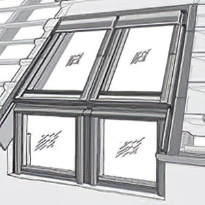 VELUX EFW �s EFS t�pus� burkol�keret