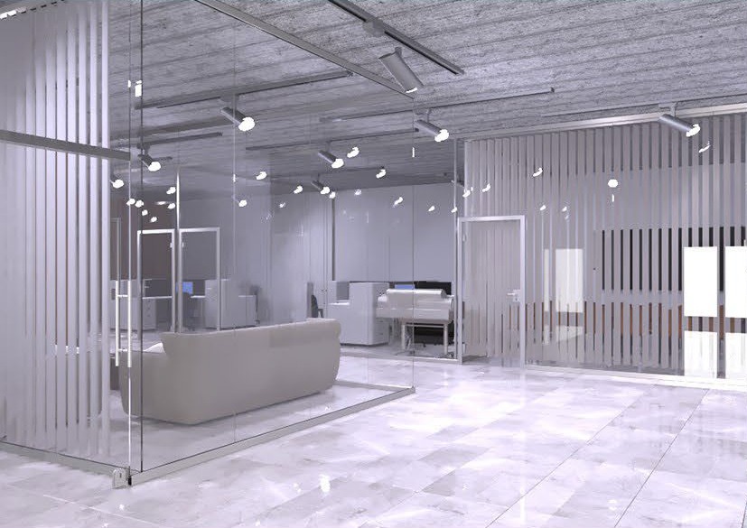 Modern bathroom visualization