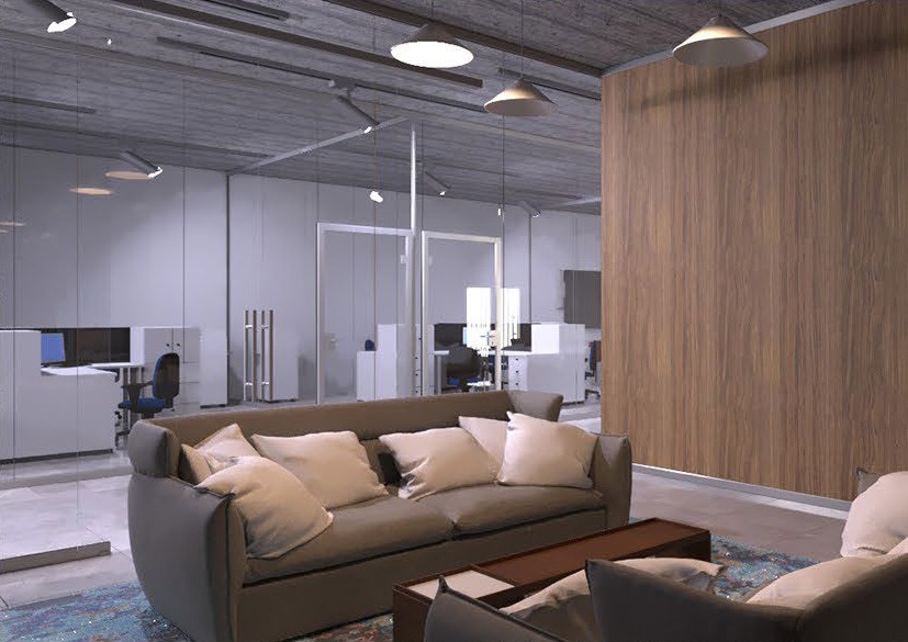 Modern bathroom visualization