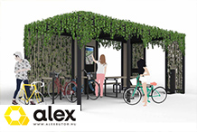 Alexbutor - URBANIUM<br /> A klasszikus pergola a jelenre tervezve