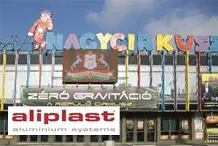 Aliplast - Aliplast Aluminium Systems portálok a Fővárosi Nagycirkusz főbejáratán