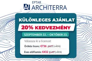 20% kedvezmény az ArchiTerra terepmodellez...