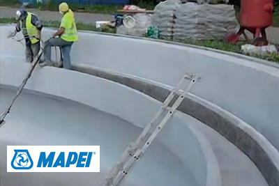 Mapei - Betonszerkezet dert meden­ce szakszer vzszigetelse