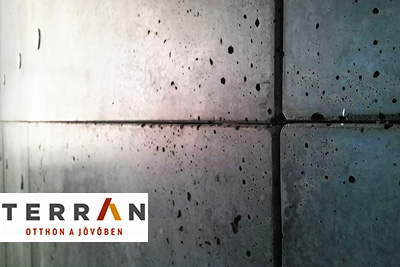 Terrn - Beton: t a habarcstl a napelemes betoncserpig