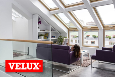 Velux - Ahol a dizájn és bevilágítás tervezés találkozik: VELUX térdfalablakok a tetőtérben