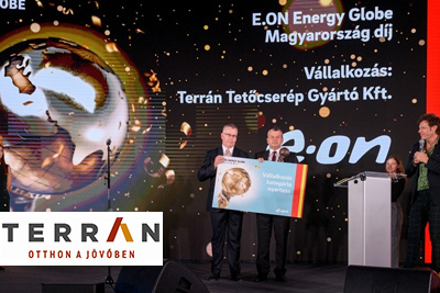 Terrn - Energy Globe djat nyert a Terrn GENERON napelemes tetcserp
