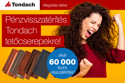 Tondach - Pnzvisszatrts Tondach tetcserepekre!