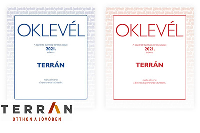 Terrán - Két Superbrands díjat is nyert a Terrán