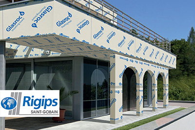 Rigips - Glasroc X időjárásálló építőlemez