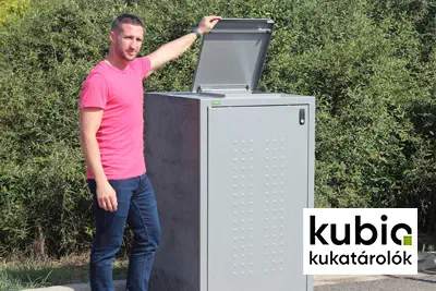 ***Innobet - Kubio Plus felső bedobónyílásos kukatárolók