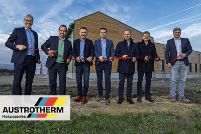 Austrotherm - Fenntartható telephelybővítés az Austrotherm-nél: új XPS szigetelőanyag gyártó üzem indult Ausztriában, a Fertő-tónál