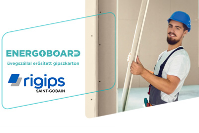 Rigips - Minősített Rigips® ENERGOBOARD válaszfalak