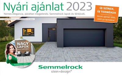 Semmelrock - Semmelrock nyári térburkolat akció 2023