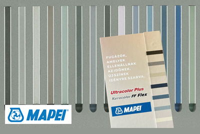 Mapei - Új színek a Keracolor FF Flex fugázóanyag színválasztékában!