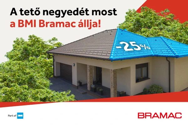 ***Bramac - Ne maradjon le: 25% kedvezmény a BMI Bramac jóvoltából!