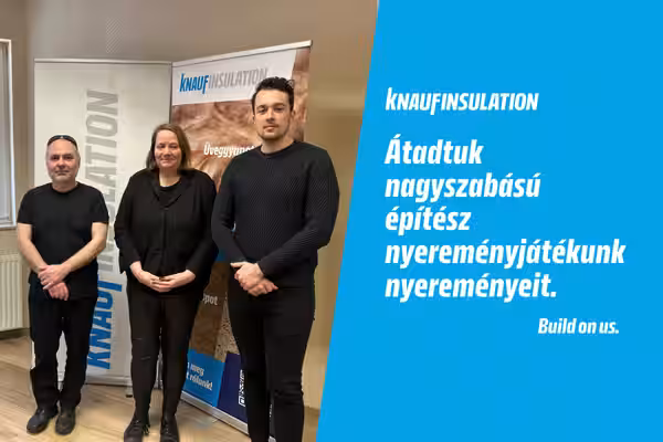 ***Knauf - Boldog nyertesekkel zárult le nagyszabású építész nyereményjátékunk