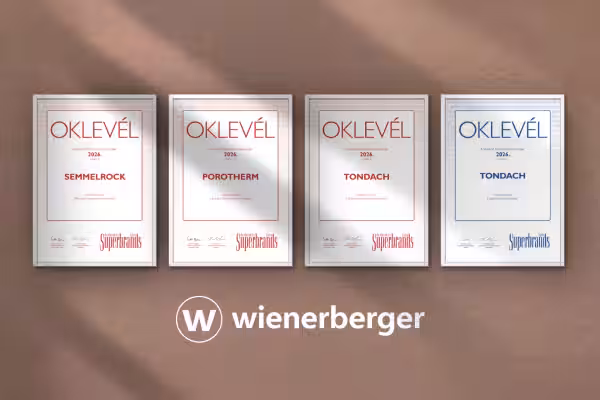 ***Wienerberger - Négy Superbrands díjjal ismerték el a Wienerberger márkáit
