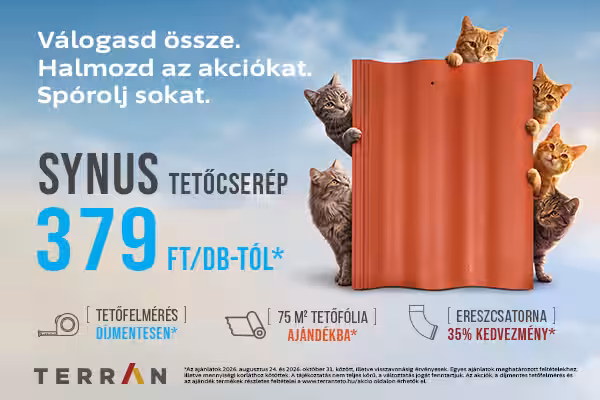 ***Terrán - Tetőtervezés átfogóan - kedvezményes tetőcseréppel