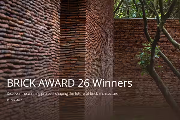 ***Wienerberger - Meghívó a Brick Award 2026 Nemzetközi építészeti pályázat eredményeinek bemutató eseményér