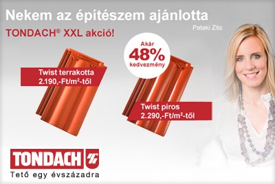 Tondach - TONDACH<sup>®</sup> XXL akció - június 30-ig meghosszabbítva!