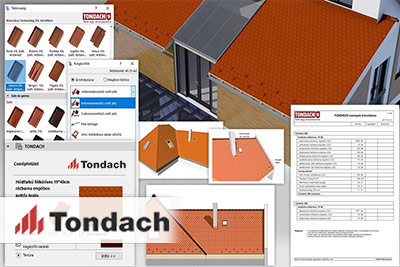 Megújult a Tondach Tetőtervező