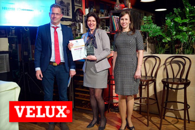 Velux - Arany fokozatú munkáltatói díjat kapott a VELUX Magyarország Kft.