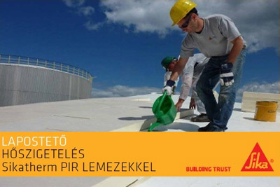 Sika - Lapostető - Hőszigetelés Sikatherm PIR lemezekkel