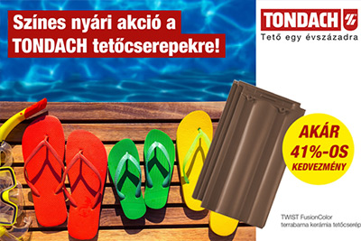 Tondach - Színes Nyári Akció!