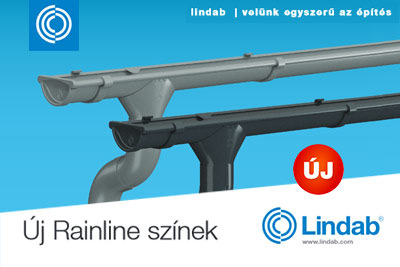 Lindab - Rainline Új csatorna színek!