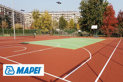 Mapei - Magas színvonalú sportpályák és közlekedő területek kivitelezése