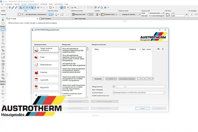 Austrotherm - AUSTROTHERM anyagok az ARCHICAD-ben