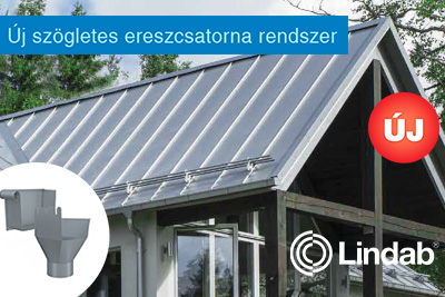 Lindab - Rainline szgletes ereszek