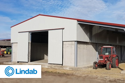 Lindab - Vegyes pts csarnokok, Lindab burkolati rendszerrel