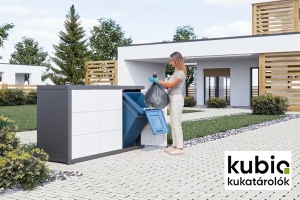 Innobet: Kubio LINEA: A könnyű, acélvázas kukatároló a nehezen megközelíthető helyekre >>