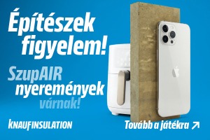 Knauf: Elindult nagyszabású építész nyereményjátékunk, méghozzá szupAIR ajándékokkal!