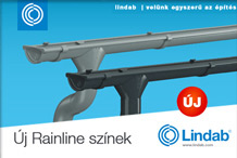 Lindab - Rainline Új csatorna színek!