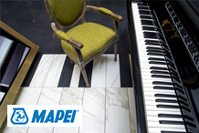Mapei - Óriás lapok fektetése tartós és biztos segédanyag megoldással