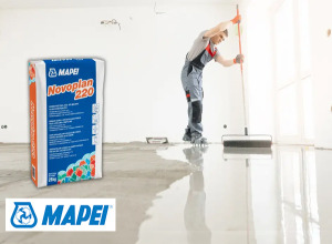 Mapei: NOVOPLAN 220 önterülő aljzatkiegyenlítő 2-20 mm rétegvastagságban