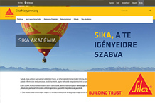 Sika - Minden egy helyen! Megújult a Sika Hungária Kft. weboldala. Áttekinthető, friss tudástár, Sika Akadémia várja a szakembereket