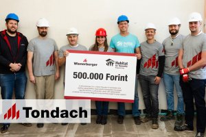 Tondach: Jótékonysági célra ment a Tondach „Esztétika és fenntarthatóság″ építész pályázat pénzdíja >>