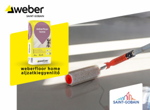 Weber: weberfloor home - megbízható aljzatkiegyenlítés otthoni felhasználásra